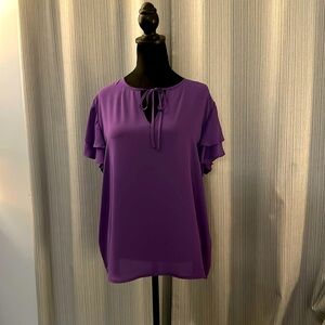 New York and Company purple blouse